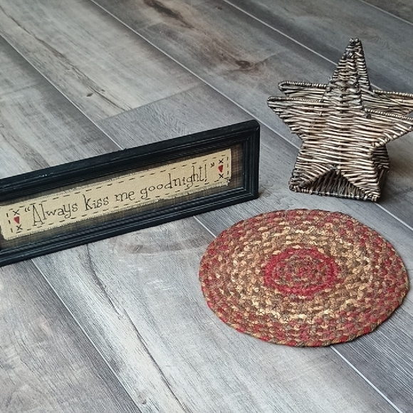 Rustic Woven Star and Plaque Set - Picture 1 of 12